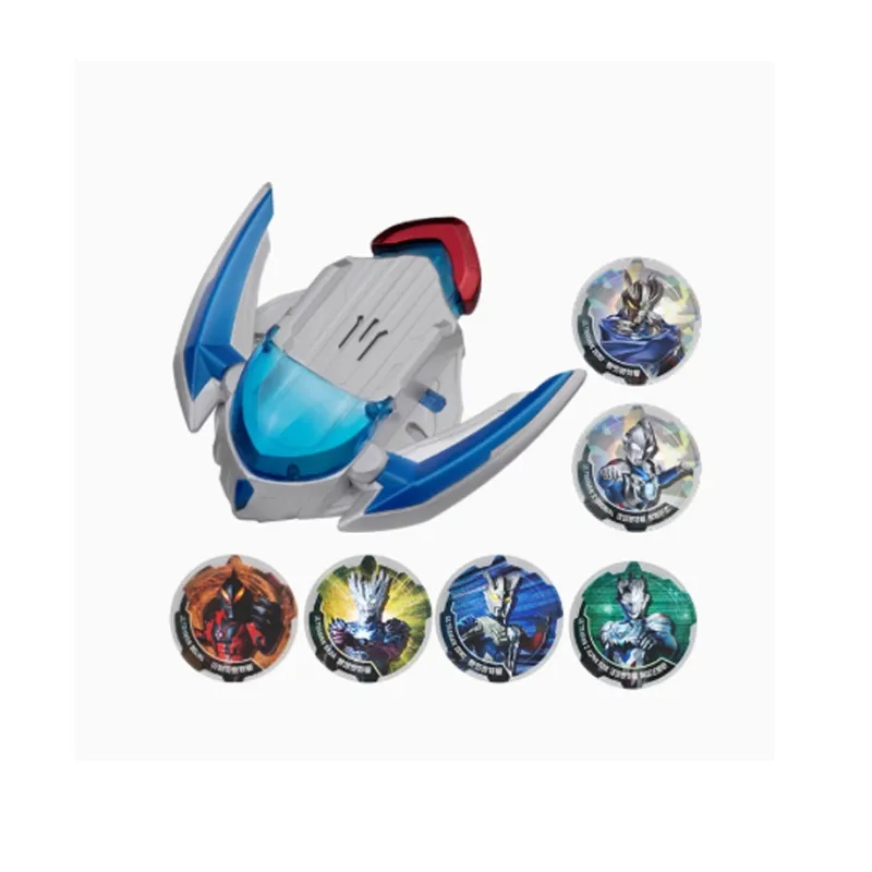BANDAI Ultraman Zero Badge Coin With Speaker Transformation Device Bangle Weapon Model Accessories-1