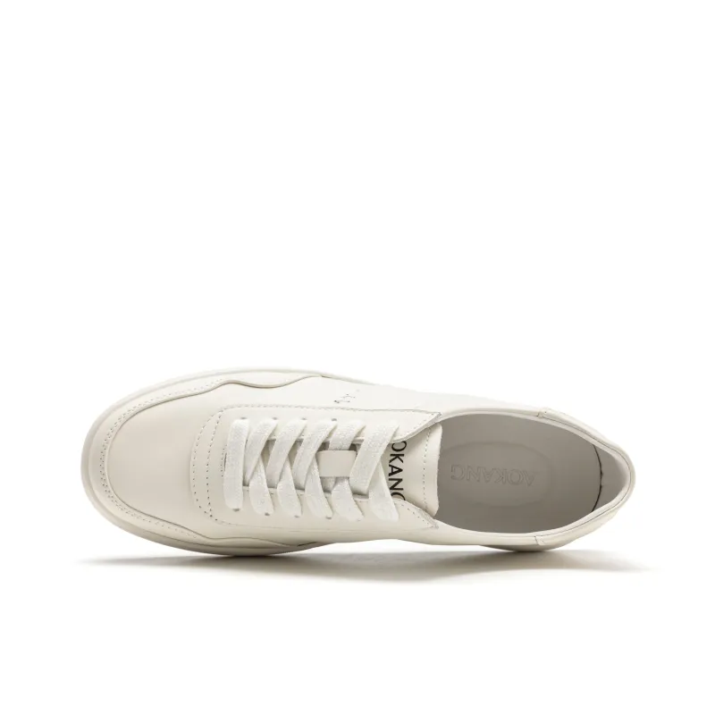 AOKANG Air Force One Series Low-Top Skateboard Shoes Men's Ecru-2
