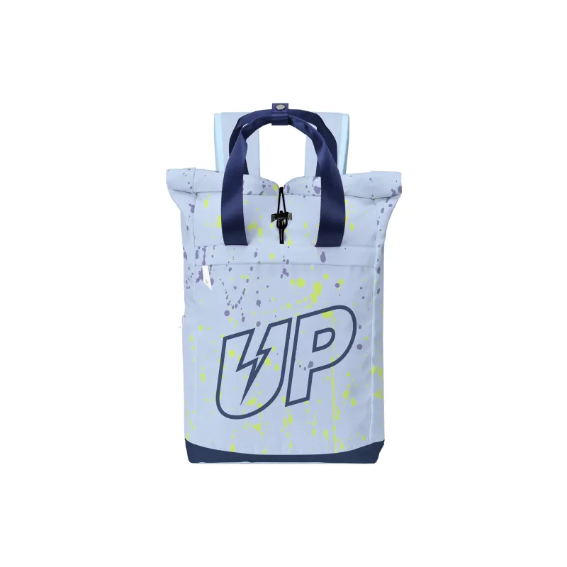 TURN UP Polyester Backpack Regular Unisex Blue-11