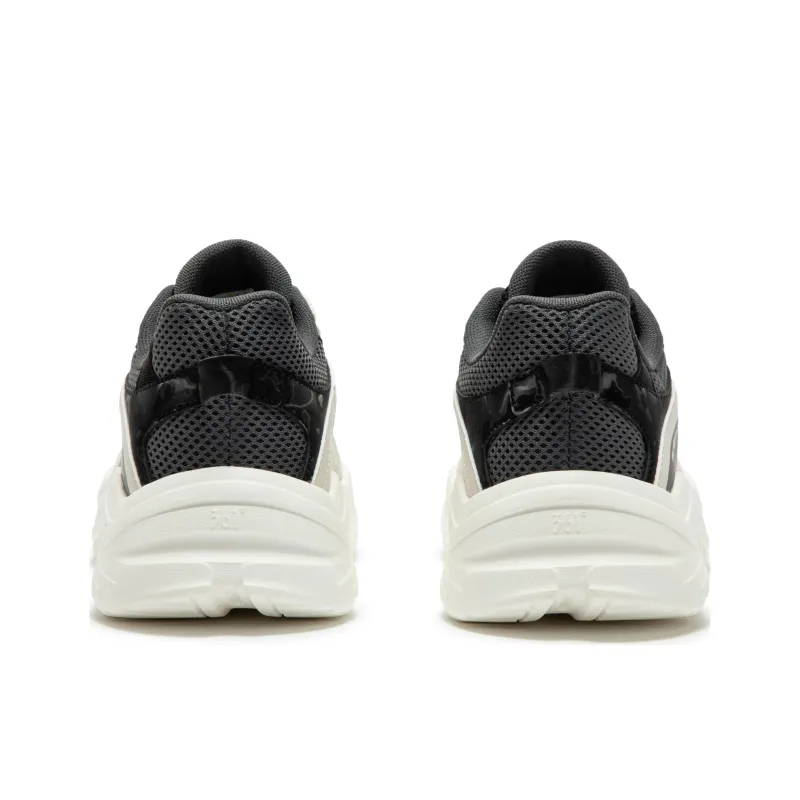 361° Cushioning Wear-Resistant Low-Top Casual Shoes Men's White Black-5