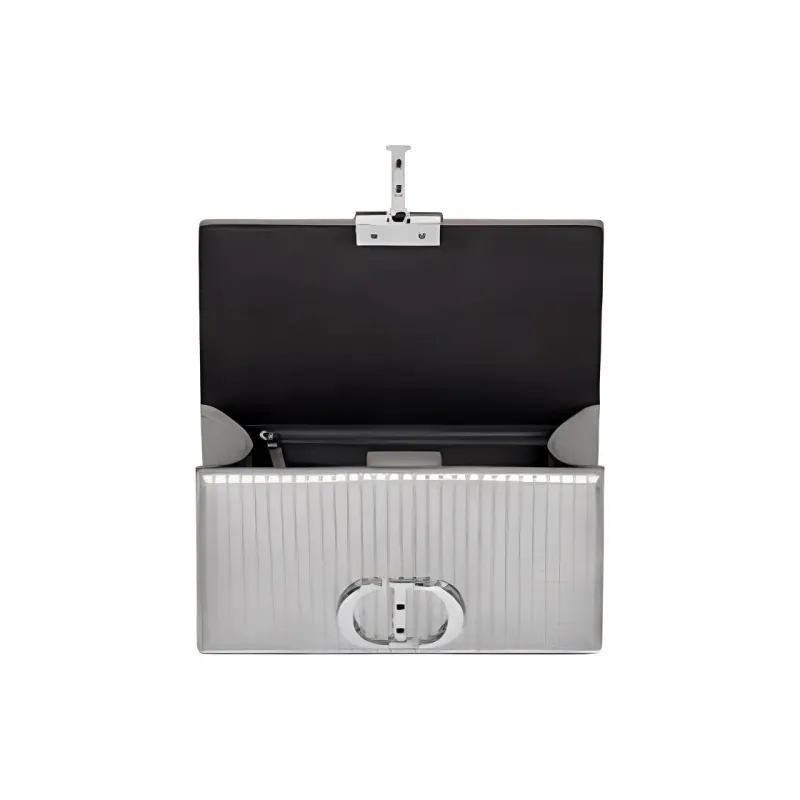 DIOR 30 Montaigne Cow Leather Chain Bag Shoulder Bag Crossbody Bag Women's Silver-2
