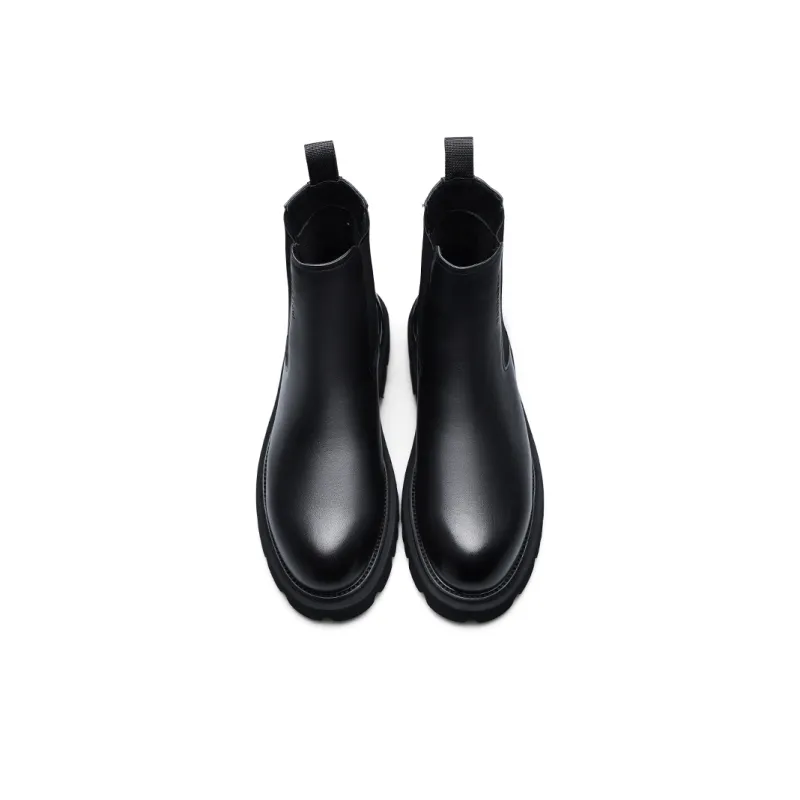 PARDASAUL Short Chelsea Boots Men's Black-4