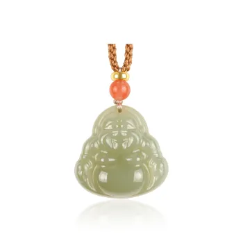 TAMINA Pendants Green Jade Unisex