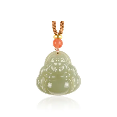 TAMINA Pendants Green Jade Unisex