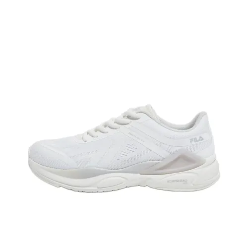 FILA Rgb Anti-Slip Wear-Resistant Low-Top Running Shoes Unisex White