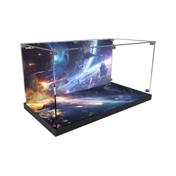 KGBOX Star Wars 75405 Home One Xingji Cruiser Acrylic Display Case Model Accessories-2