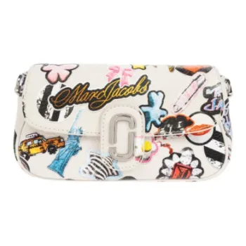 MARC JACOBS Leather Shoulder Bag Women's White