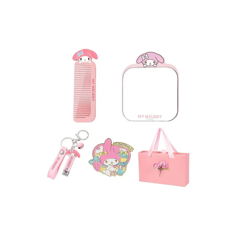 ALL SERIES x Sanrio Metal Table Mirror, Zinc Alloy Comb Box-3