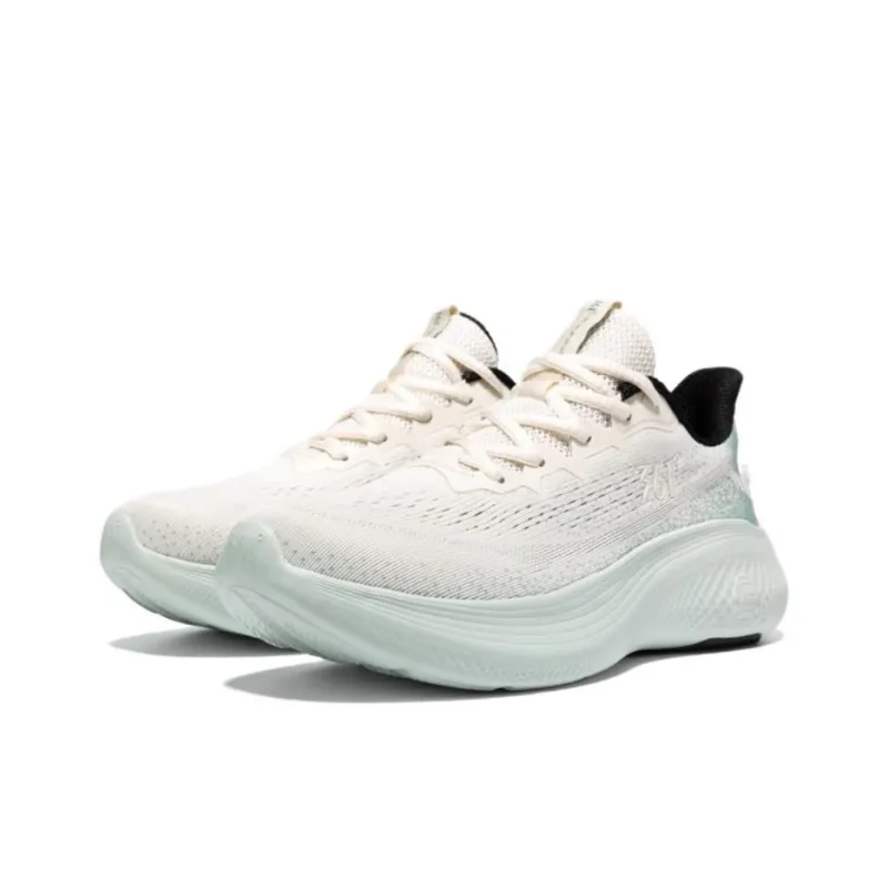 361° Anti-Slip And Wear-Resistant Height Increasing Low-Top Sprint Running Shoes Men's White Green-2