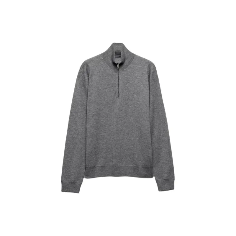 PRADA Cashmere Sweater Men's Slate Gray-0