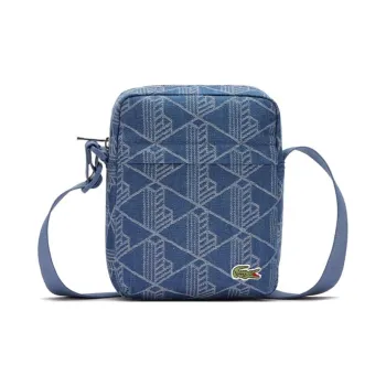 LACOSTE Fabric Shoulder Bag Crossbody Bag Unisex Blue