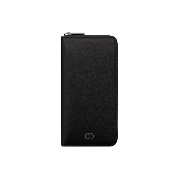 DIOR Calfskin Wallet Men's Black