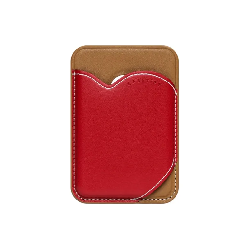 CASETIFY Phone Stands Compatible With IPhone Full Collection BioVeg Heart Card Holder-0
