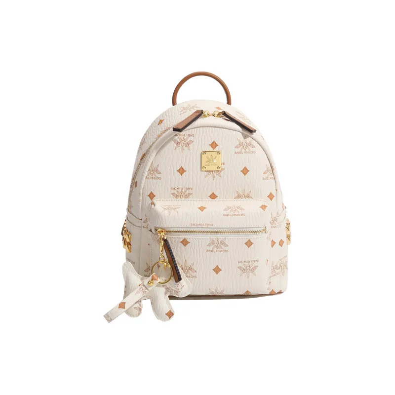 MISS GAIL Synthetic Leather Carry Backpack Tubas Women's Multicolor-28