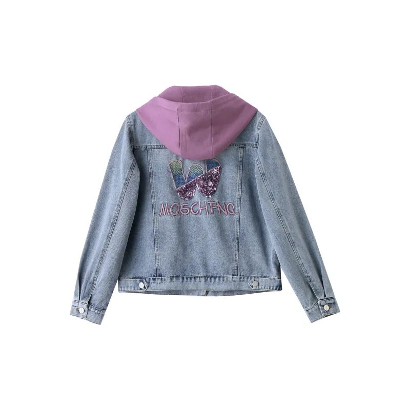 Yi Mengyuan Denim Jacket Women's Image Color-1