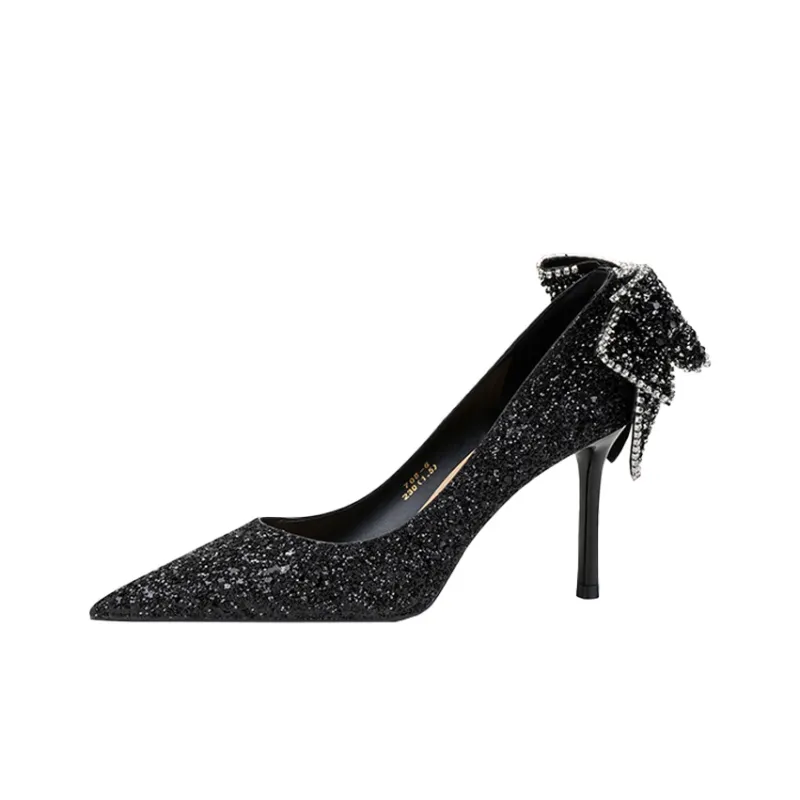Dunnu Slim Heel High Heels 8cm Women's Box Included-9