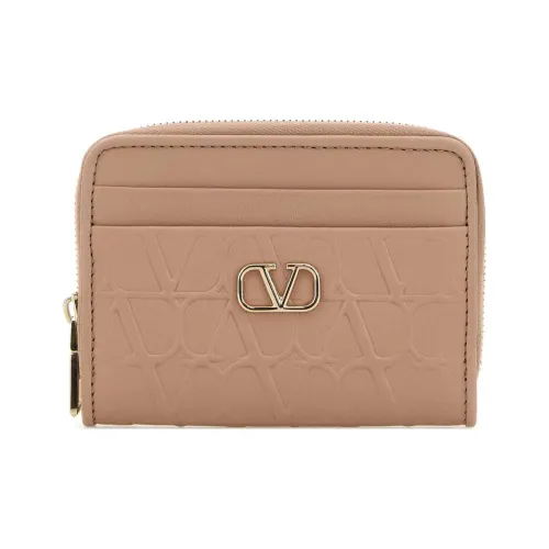 Valentino GARAVANI Leather Wallet Women's Pink