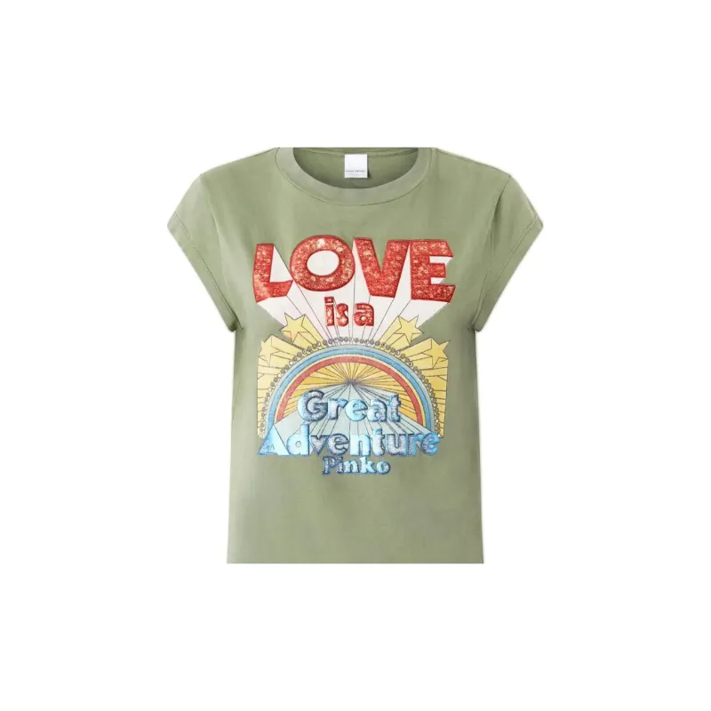 PINKO Printed T shirt-2