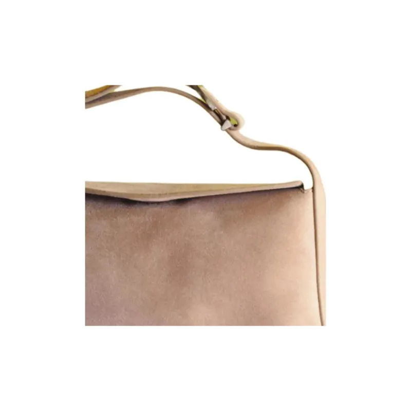ZARA Cow Leather Handbag Mini Women's Sand-5