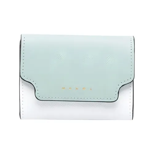 MARNI Logo Printed Two-Toned Wallet