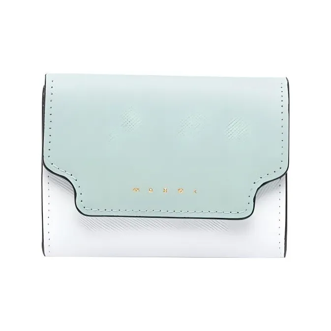 MARNI Logo Printed Two Toned Wallet-0