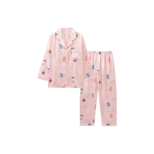 Sleeping Beauty Pajama Set Women's Pink