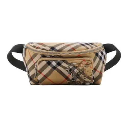 Burberry Polyester Fanny Pack Small Size Men's Sand
