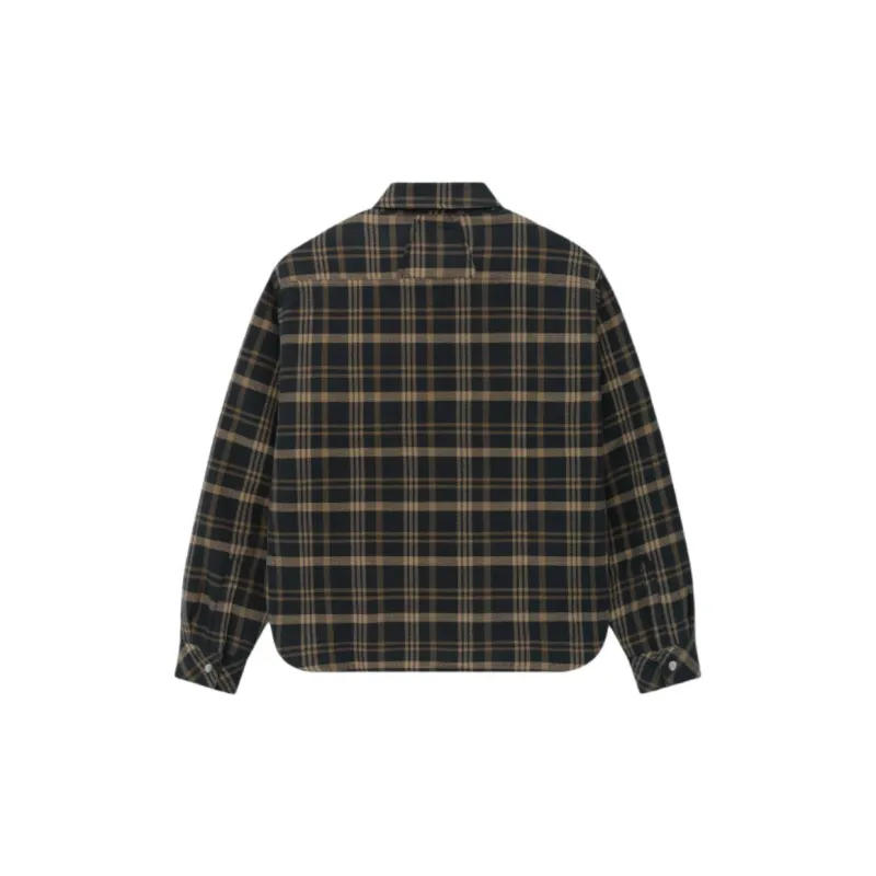 RHUDE Flannel Sherpa Overshirt-1
