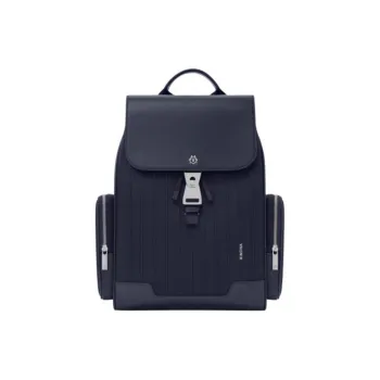 RIMOWA Never Still Canvas Backpack Tubas Unisex Marine Blue