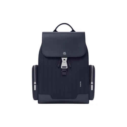 RIMOWA Never Still Canvas Backpack Large Size Unisex Marine Blue