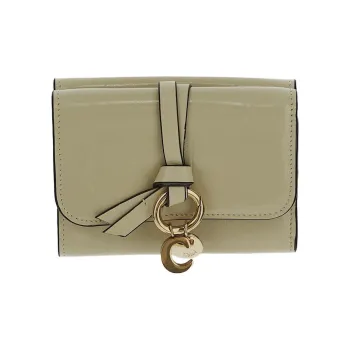 Chloe Calfskin Wallet Regular Women's Green