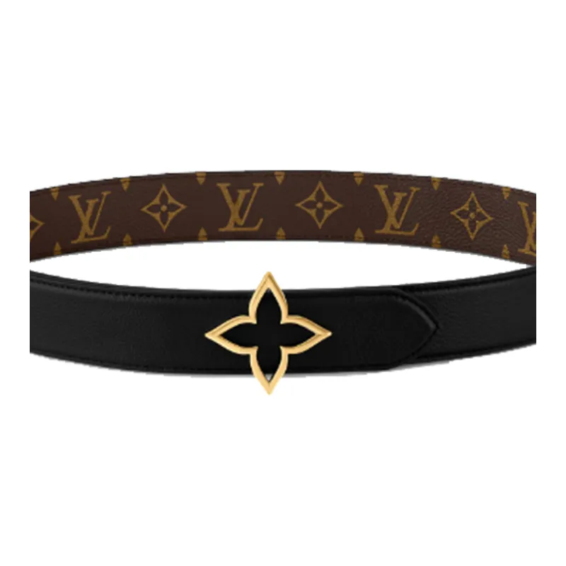 LOUIS VUITTON Slim Flower 35mm Reversible Belt-2