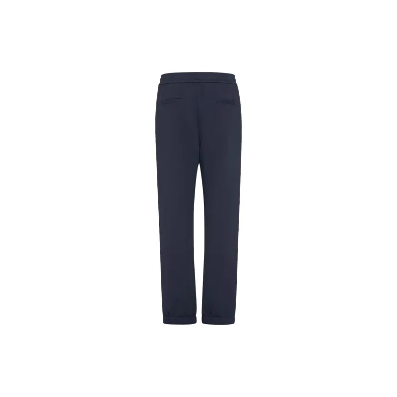 FENDI Knitted Sports Pants Men's Marine Blue-1