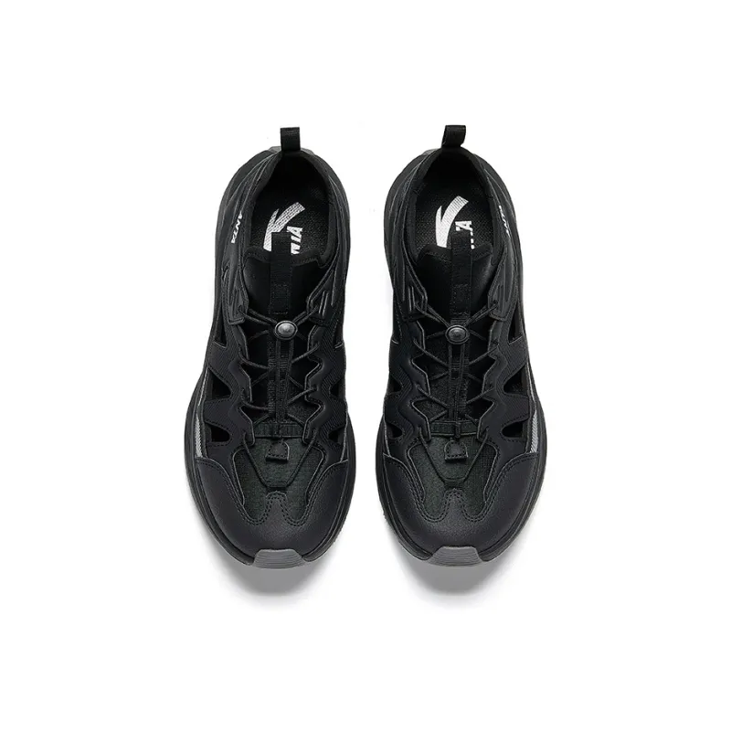 Anta Forest Exploration Non slip Breathable And Wear resistant River Trekking Shoes Men's Black-2