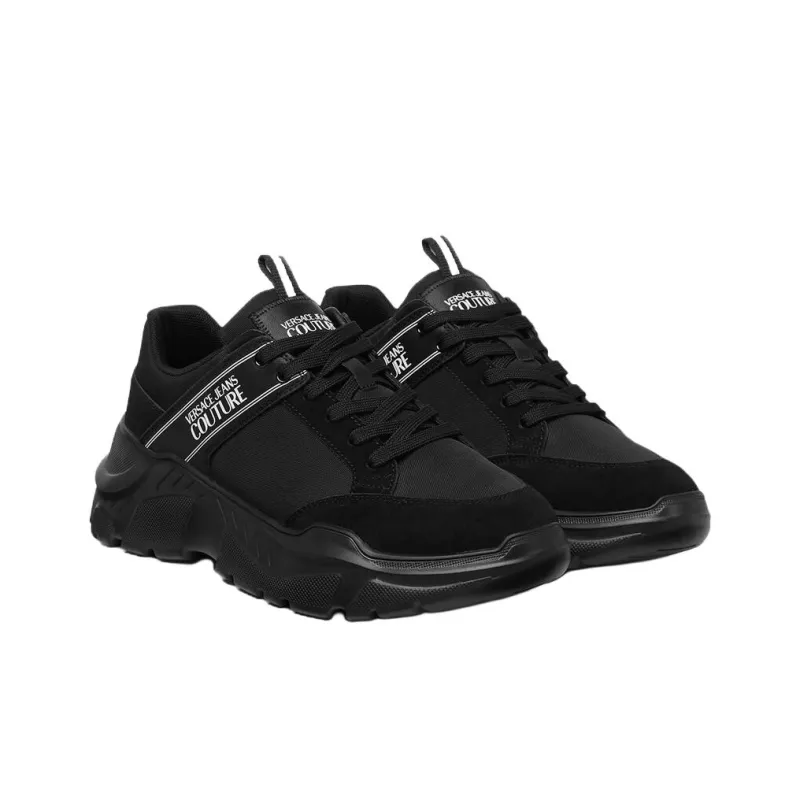 VERSACE JEANS COUTURE Speedtrack Low Top Casual Shoes Men's Black-2