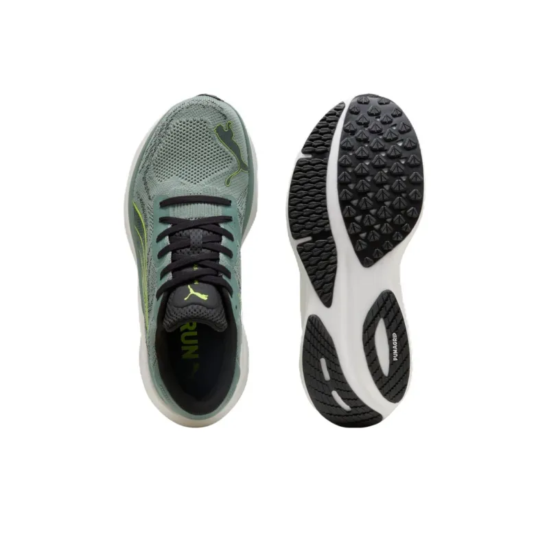 PUMA Magnify Nitro 2 Anti Slip Wear Resistant Low Top Casual Running Shoes Men's Green-3