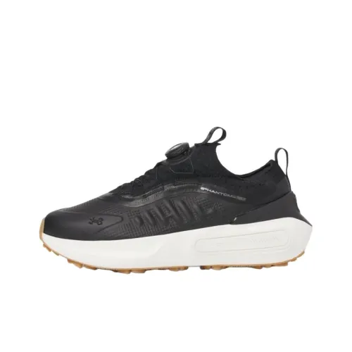 Under Armour HOVR Phantom Cushioned Water Resistant Supportive Impact Resistant Low Top Golf Shoes Men's Black