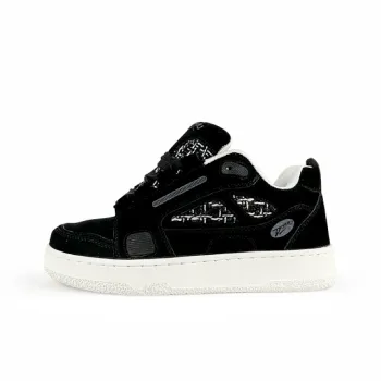 Rongchuan Low Top Skateboard Shoes Unisex Black
