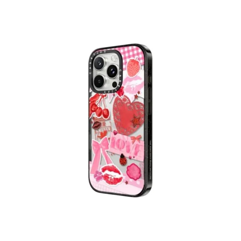 CASETIFY TPU+PC Material Hyakume Planner Sticker Phone Cases Compatibility With IPhone 16/15/Pro/Pro Max-1