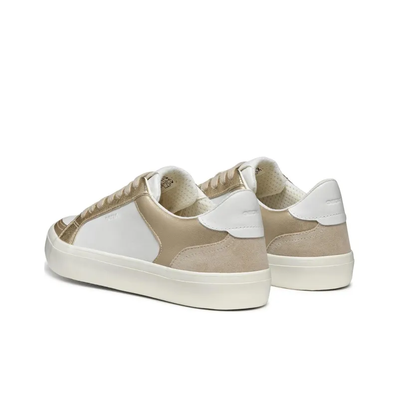 GEOX D Emmeleny Low Top Skateboard Shoes Women's White-2