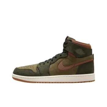 Jordan Air Jordan 1 High Top Vintage Basketball Shoes Men's Green