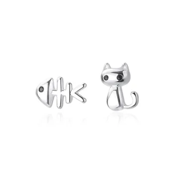 SHEEHHYY Alloy Stud Earrings Women's