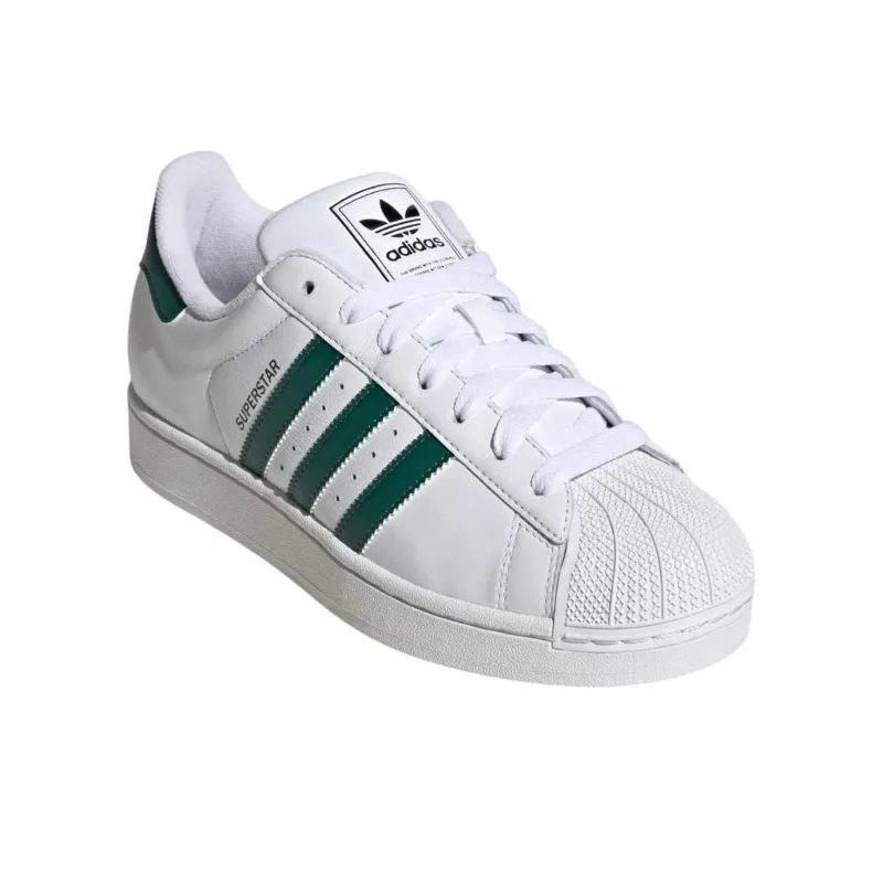 Adidas Superstar Ii White Collegiate Green-2