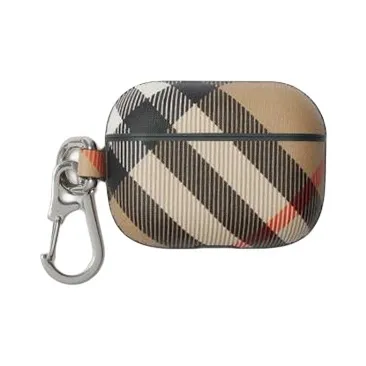 Burberry Compatible With AirPods Pro 2 Polyurethane+Polyester+Cotton Plaid Twill Finish Headphone Cases