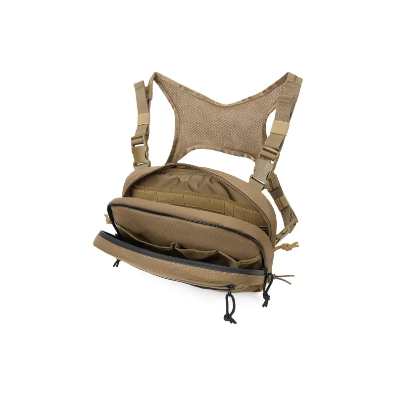 MARDINGTOP DuPont Polyester Sling Bag Trumpets Unisex Khaki/Black-1