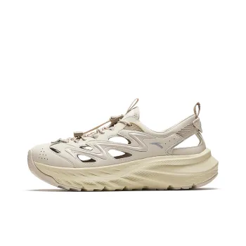 Anta Slip Resistant Breathable Height Increasing Abrasion Resistant Lightweight River Trekking Shoes Men's Beige
