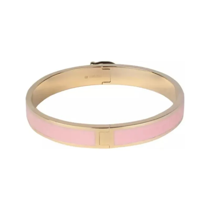 COACH Brass, Semi Precious Stone, Epoxy Resin Bangles Women's Pink-3