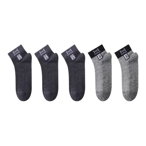 MIIOW Mid Calf Socks Unisex 5 Pack