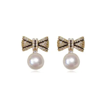 CGC Pearl Stud Earrings Women's