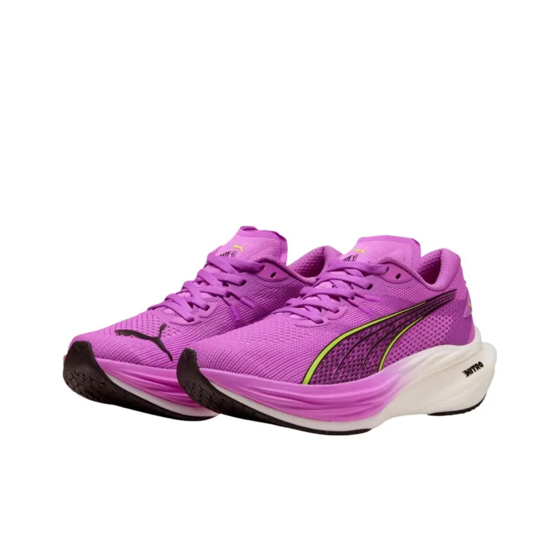 PUMA Deviate NITRO 3 Cushioning Slip Resistant Low Top Running Shoes Women's Purple-2